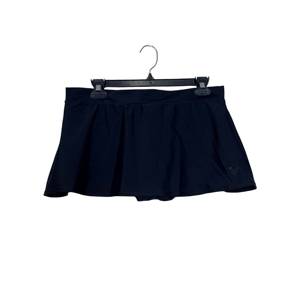 NWOT Disney Parks Black Mickey Mouse Swim Bikini Skirt Skort Size L - Picture 1 of 7